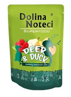 Mokra karma dla psa Dolina Noteci Superfood Jeleń i Kaczka - 300 g