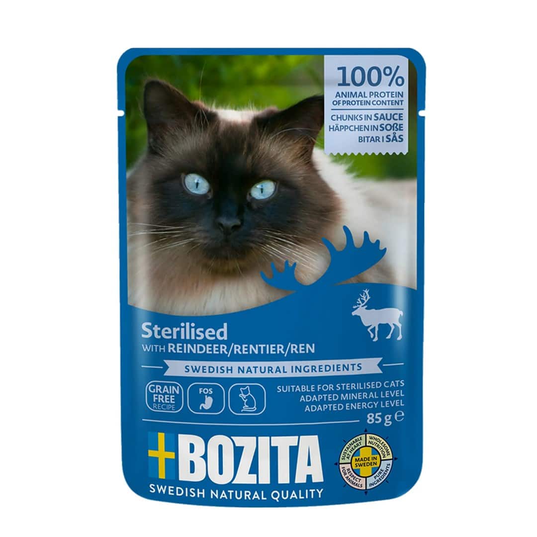 Bozita Pouch Sterilised HiS z reniferem 85g