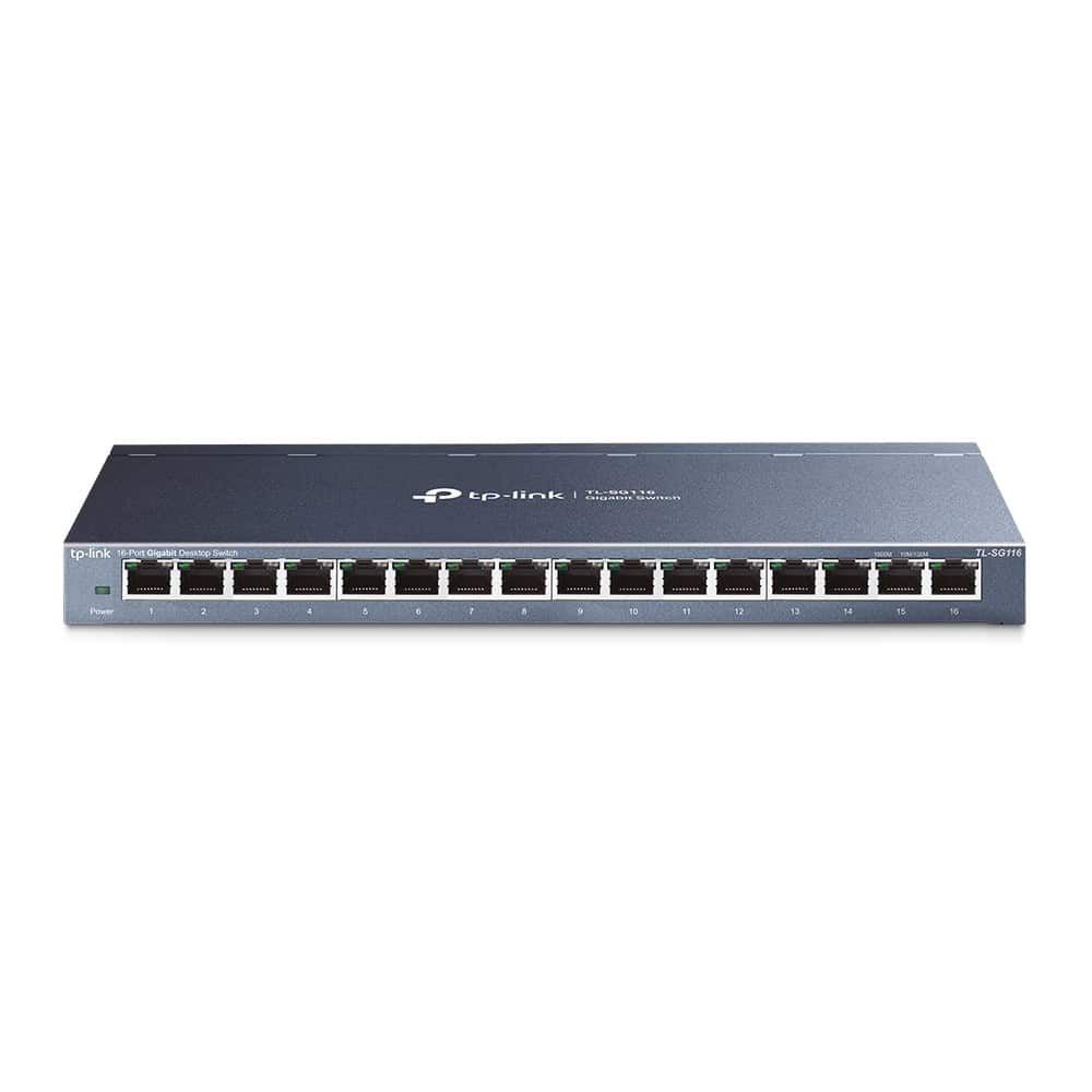 Switch TP-Link TL-SG116 (16 portów 10/100/1000 Mbps) — zdjęcie 1 z 4
