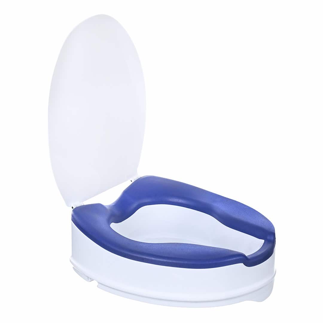 Nasadka toaletowa z klapą, 10cm, SoftRelief NT500AM — zdjęcie 1 z 8