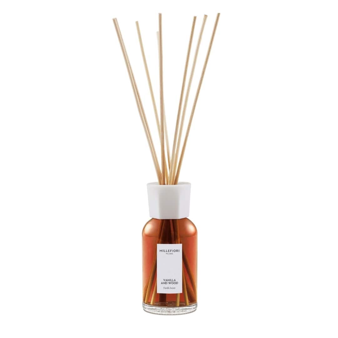 Pałeczki zapachowe 250ml VANILLA & WOOD MILLEFIORI — zdjęcie 1 z 3