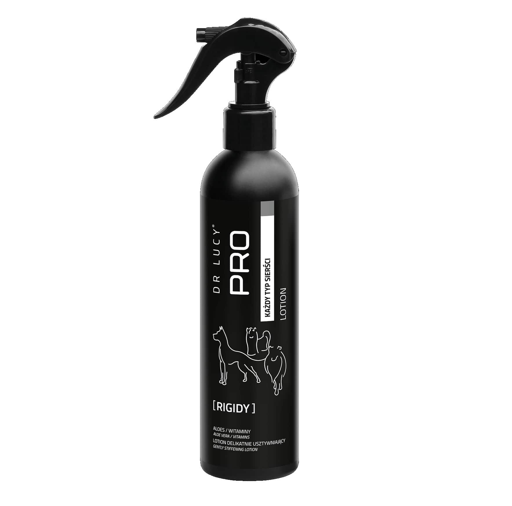 DR LUCY - PRO RIGIDY 250 ML - Lotion Usztywniający Włos Czysta nazwa: Lotion Usztywniający Włos dla Psów i Kotów - DR LUCY PRO Rigidy 250 ml