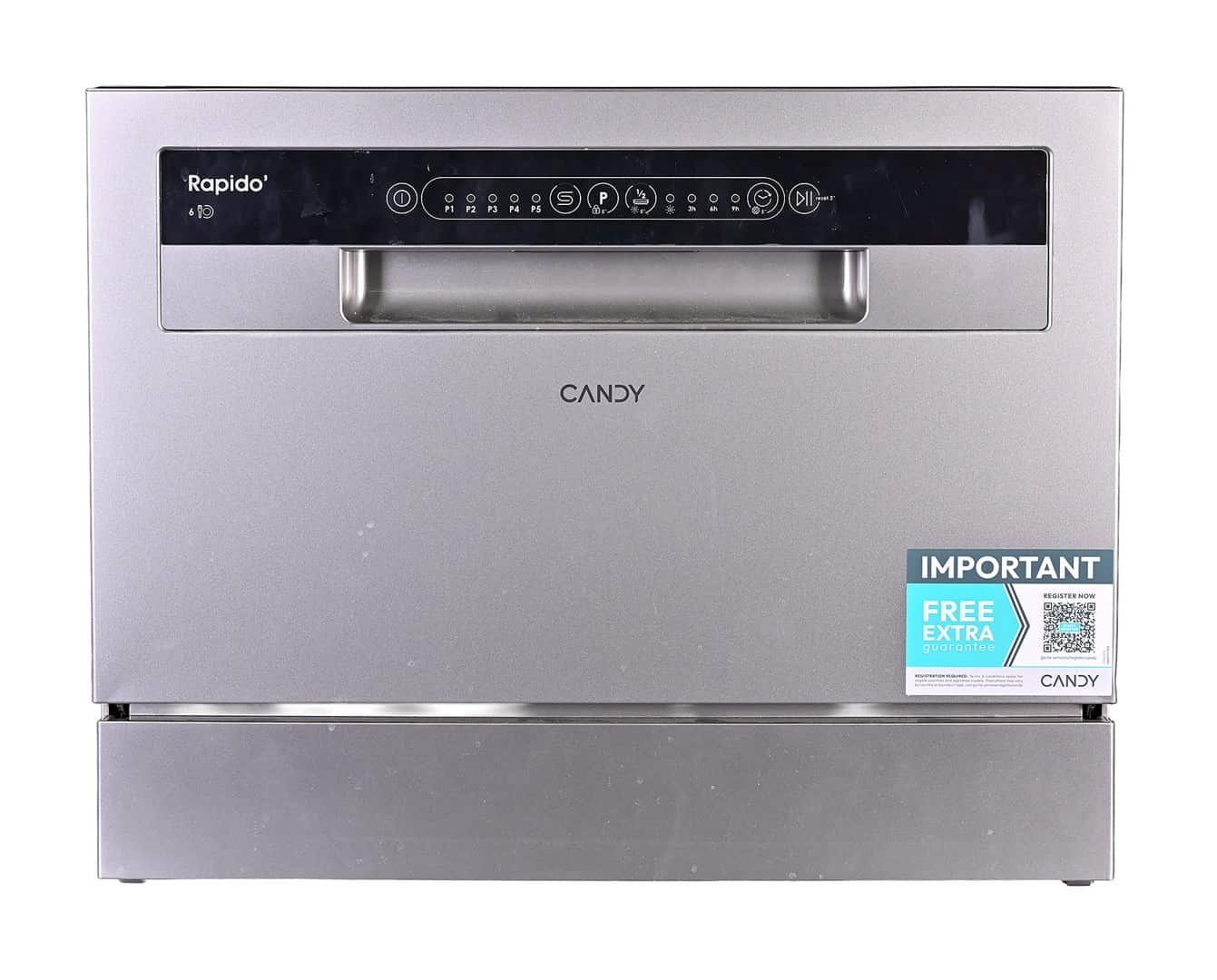 Zmywarka wolnostojąca 60 cm CANDY CP 6E51LS | klasa E | 6 kpl | 5 programów | AquaStop (OUTLET) — zdjęcie 1 z 8