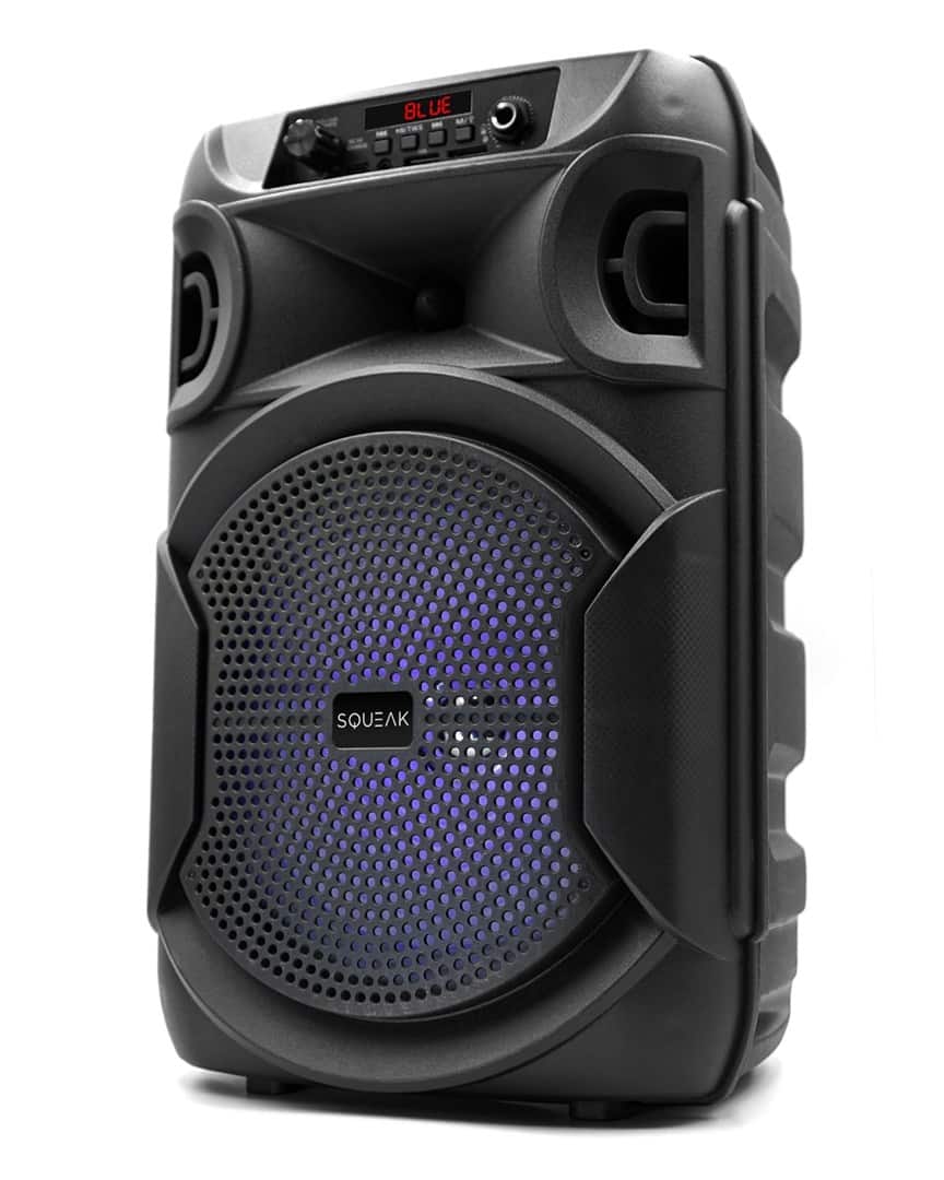 SQUEAK GŁOŚNIK KARAOKE PULSETOWER BLUETOOTH 5.3, RADIO FM, MICROSD, AUX, USB SQ1006 — zdjęcie 1 z 8
