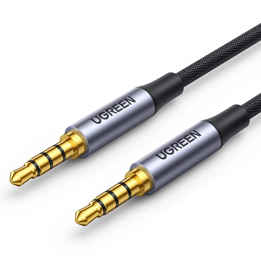 Kabel AUX Ugreen, mini jack 3.5mm (męski) - mini jack 3.5mm (męski), 3m, czarny — zdjęcie 1 z 7