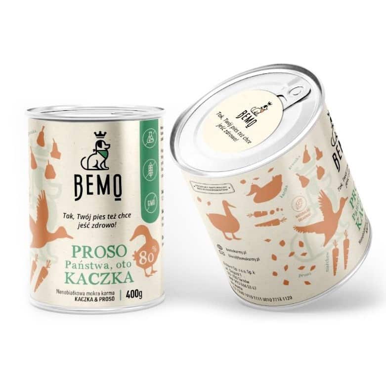 Mokra karma dla psa Bemo PROSO z kaczką 400g
