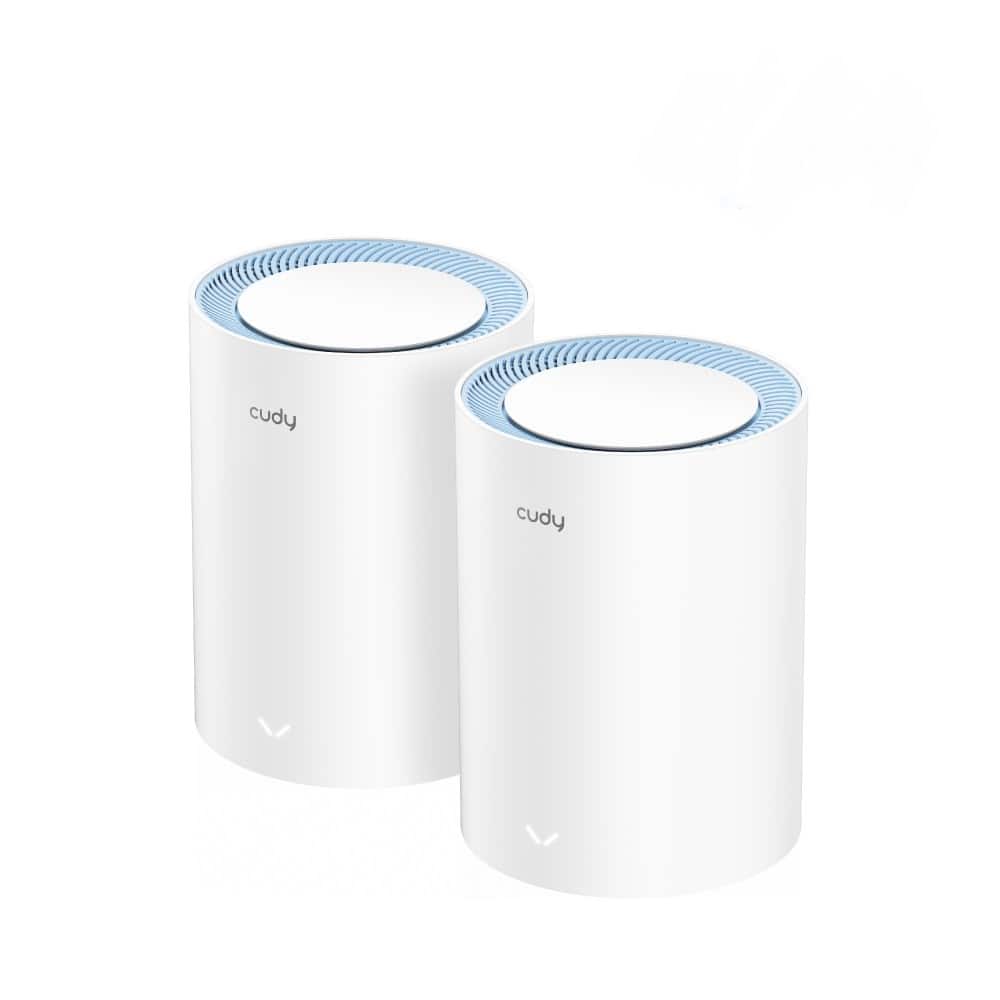 Access Point CUDY M1200 (2-Pack) AC1200 Dual Band Wi-Fi 2x 10/100Mbps Mesh — zdjęcie 1 z 4