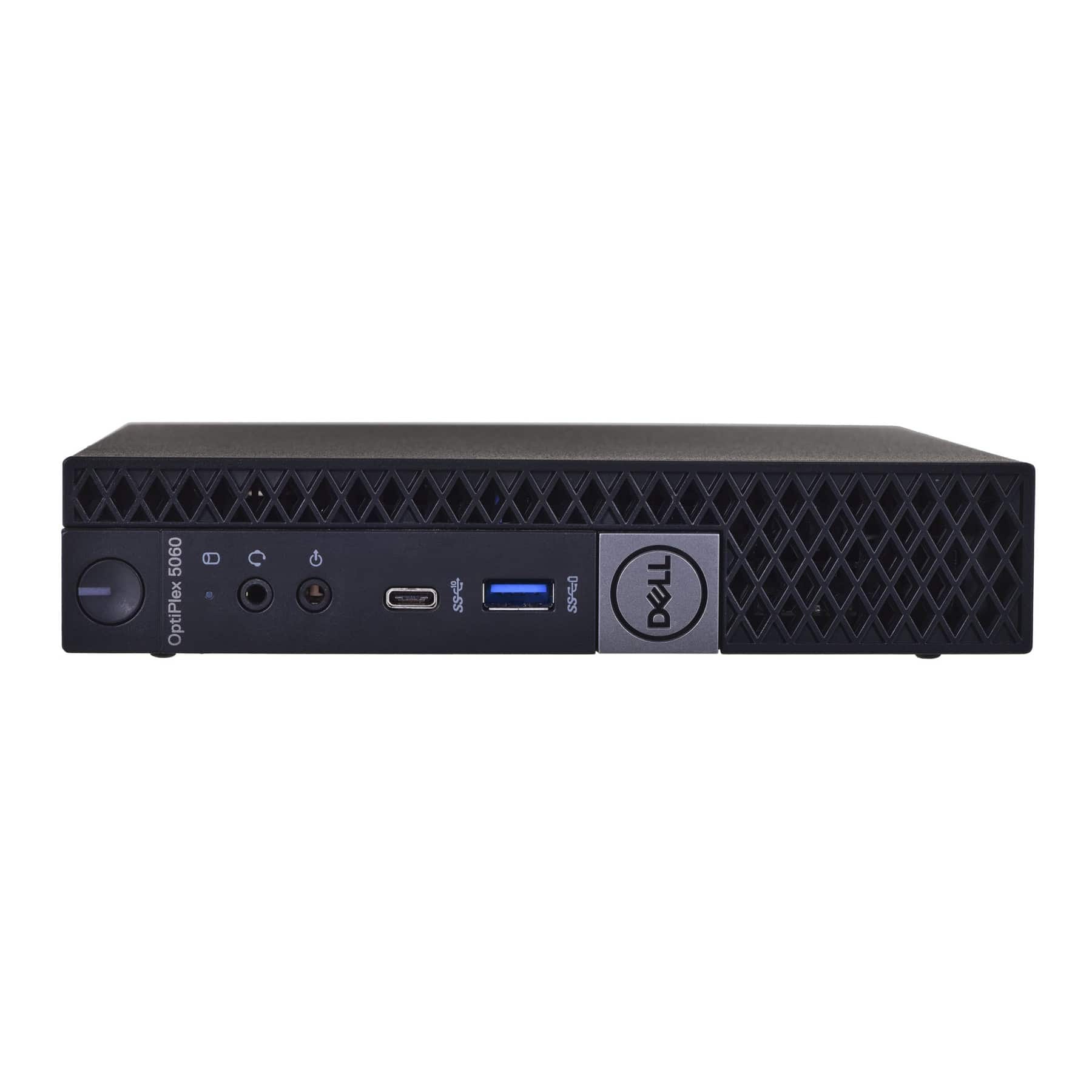 Komputer DELL OptiPlex 5060 Micro i3-8100T 8GB 256GB SSD SFF Win11 Pro Używany — zdjęcie 1 z 5