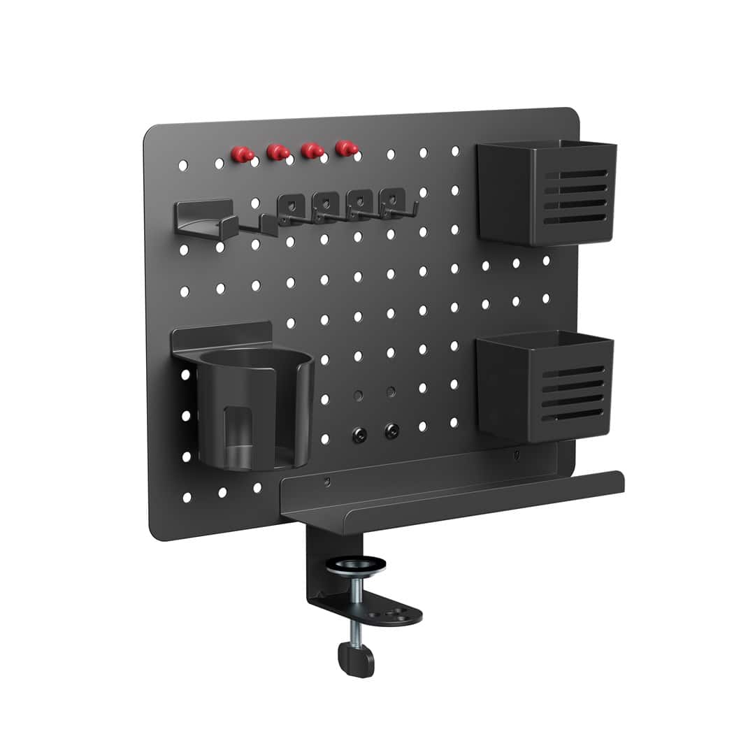 Organizer biurowy Activejet APB-002B - obrotowa tablica perforowana, czarny matowy — zdjęcie 1 z 8