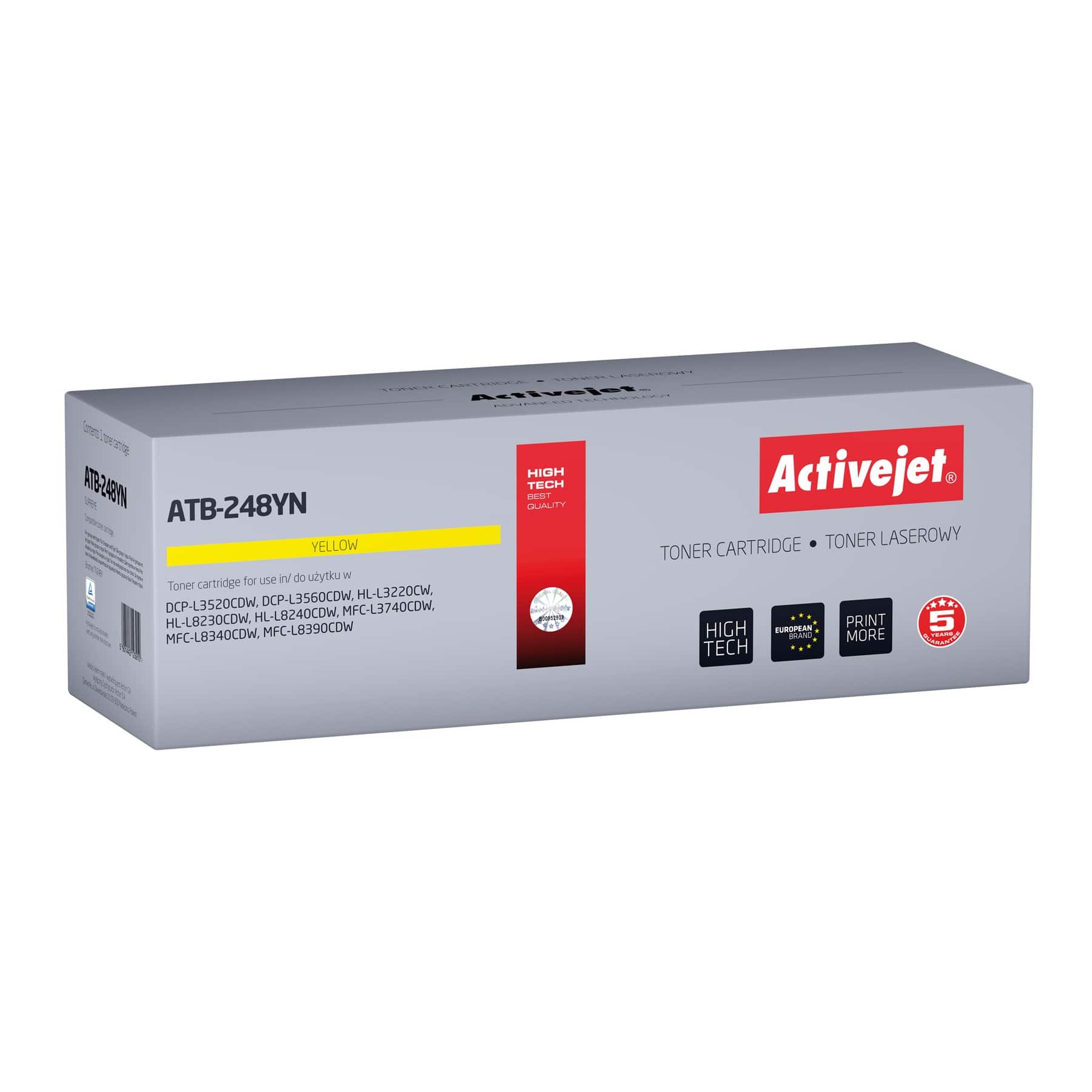 Toner Activejet ATB-248YN do drukarek Brother, 1000 stron