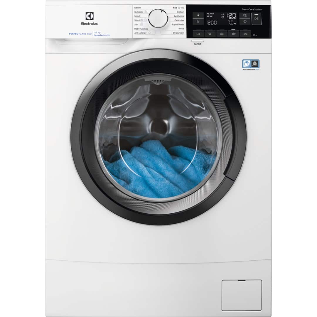 Pralka Electrolux EW6SN347SP 7 kg 1200 obr/min Slim | SensiCare | opóźnienie startu | klasa A (OUTLET) — zdjęcie 1 z 6