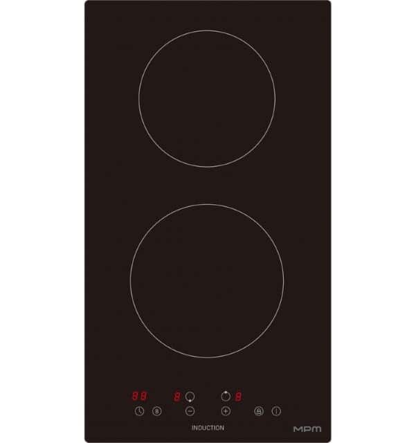 Płyta indukcyjna MPM MPM-30-IM-12/N 30 cm | 2 pola | PowerBoost | 9 poziomów mocy | czarny | ultra płaska (OUTLET)