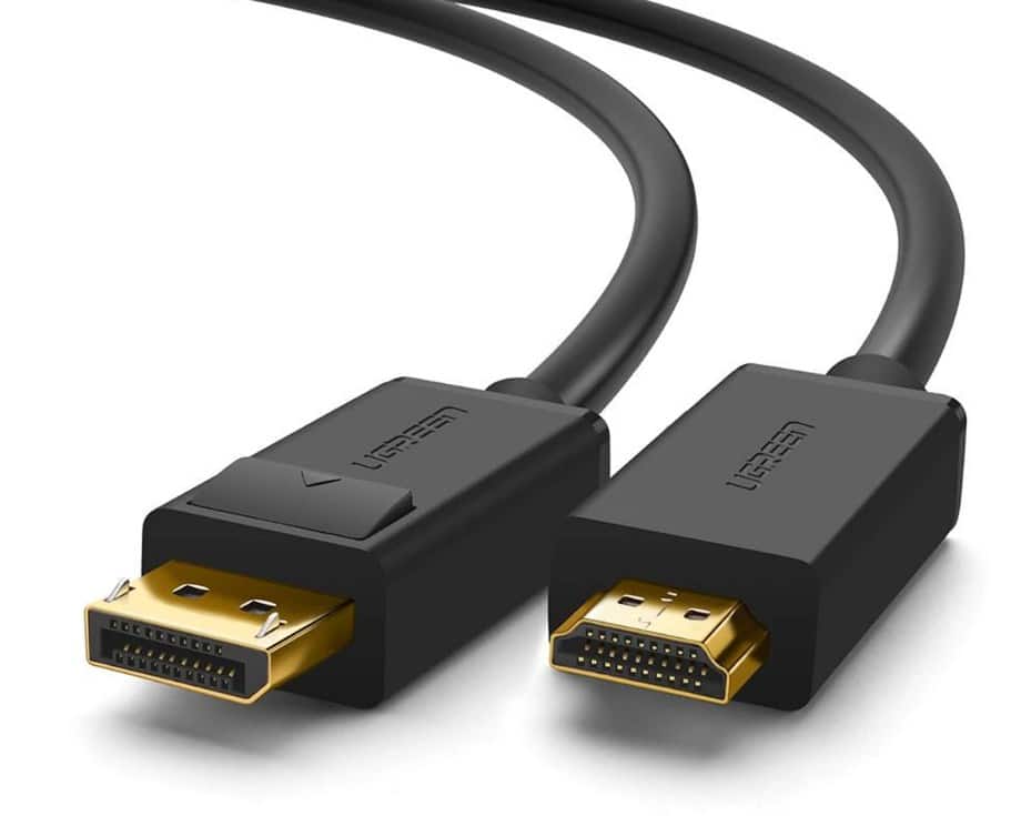 Kabel DisplayPort na HDMI Ugreen 4K 30 Hz, 1,5 m, czarny