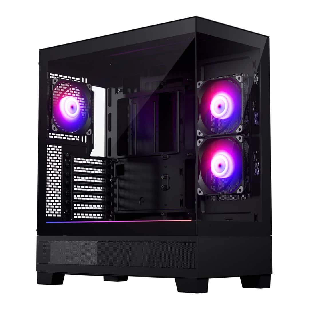 Phanteks XT View Tempered Glass Windows, D-RGB - black (OUTLET) — zdjęcie 1 z 8