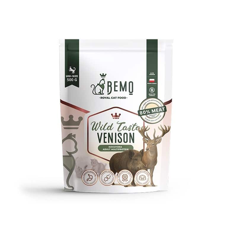 Karma sucha dla kota Bemo Cat Wild Taste z dziczyzną 500g