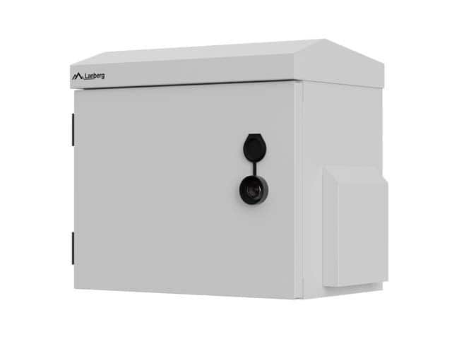 LANBERG SZAFA RACK WISZĄCA 10" HERMETYCZNA IP55 MONTAŻ NA ŚCIANIE/SŁUPIE 320X220X300 SZARA (ZŁOŻONA) — zdjęcie 1 z 8