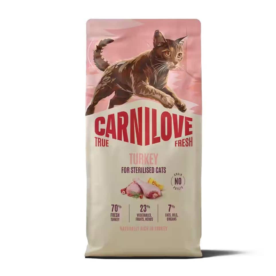 Carnilove True Fresh Karma Sucha dla Sterylizowanych Kotów Dorosłych Wszystkich Ras - Indyk 400 g