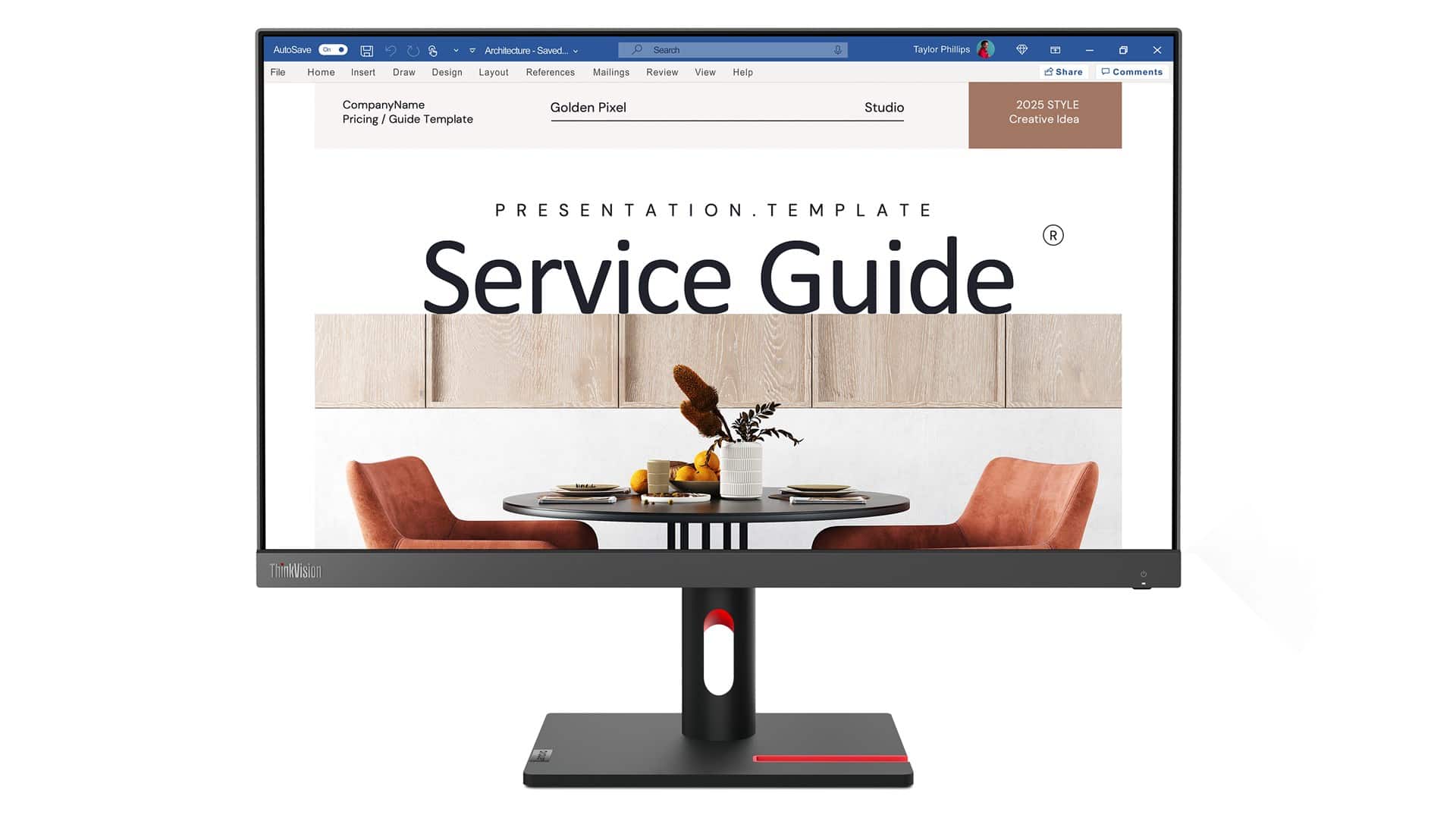 Monitor Lenovo ThinkVision S24i-30 23.8" FHD IPS 100 Hz 250 nits, VGA, HDMI, czarny — zdjęcie 1 z 8