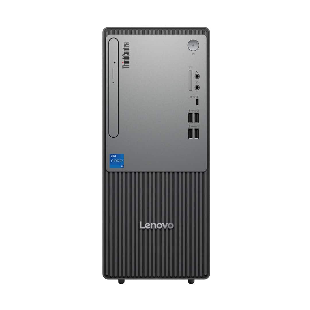 Lenovo ThinkCentre neo 50t G5 TWR i3-14100 8GB DDR5 SSD256 UHD 730 W11Pro Black 3Y OnSite — zdjęcie 1 z 8