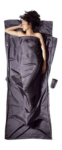 Wkładka do śpiwora Cocoon TravelSheet, rhino, szara