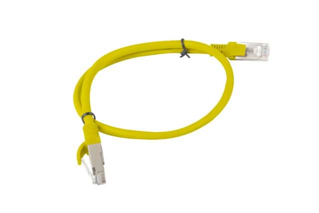 PATCHCORD KAT.5E UTP 1.5M ŻÓŁTY FLUKE LANBERG 10-PACK