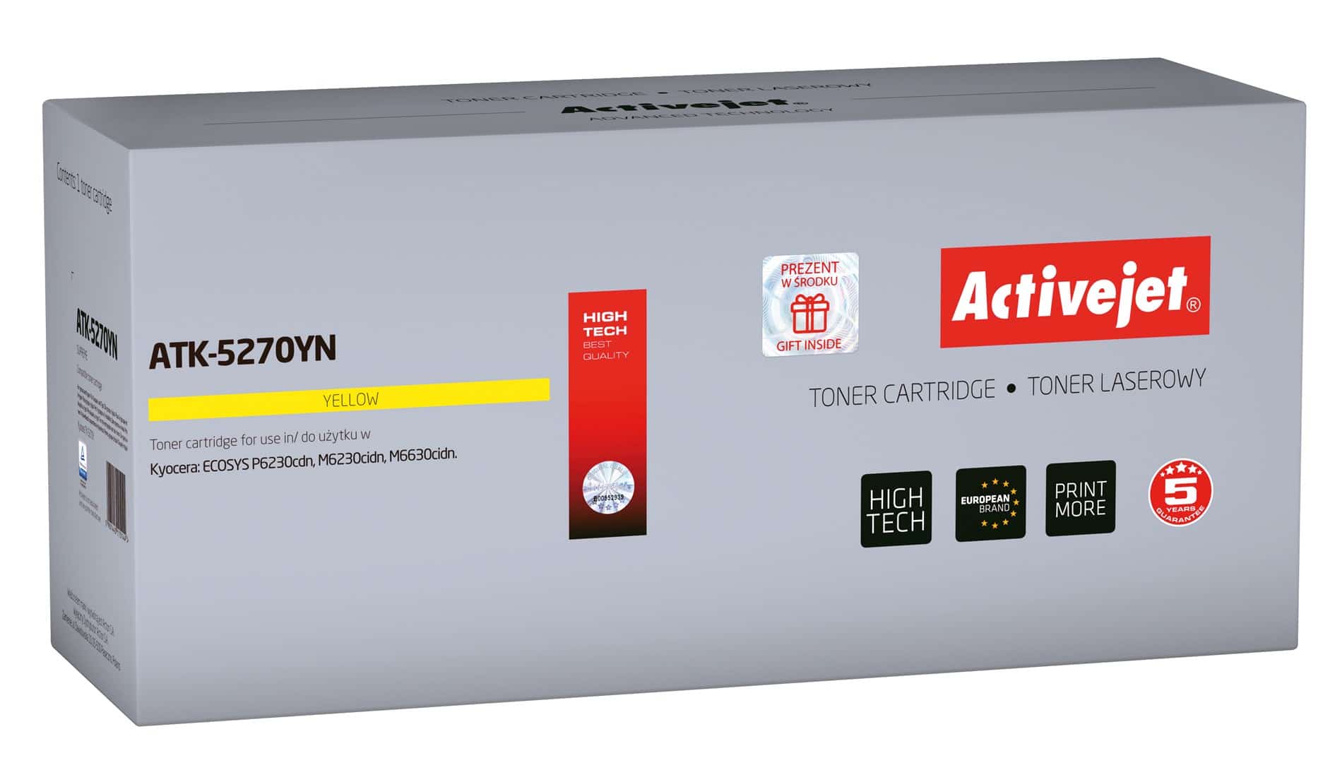 Activejet ATK-5270YN Toner - Zamiennik Kyocera