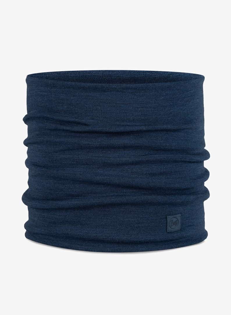BUFF MERINO HEAVYWEIGHT NECK WARMER SOLID NIGHT BLUE