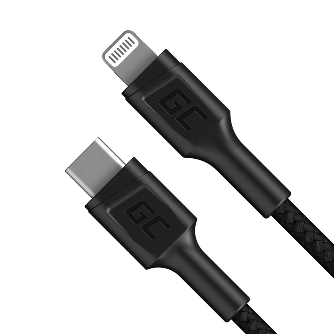 GREEN CELL KABGC07 GC POWER STREAM USB-C - LIGHTNING 100CM