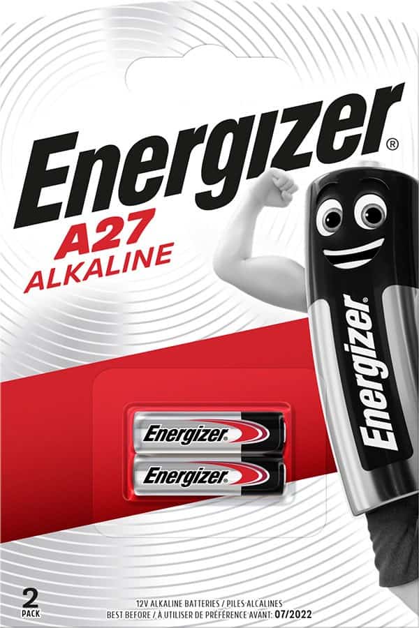 Energizer Baterie A27 27A 12V 2 Sztuki