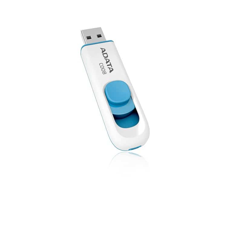 ADATA FLASHDRIVE C008 64GB USB 2.0 Niebieski