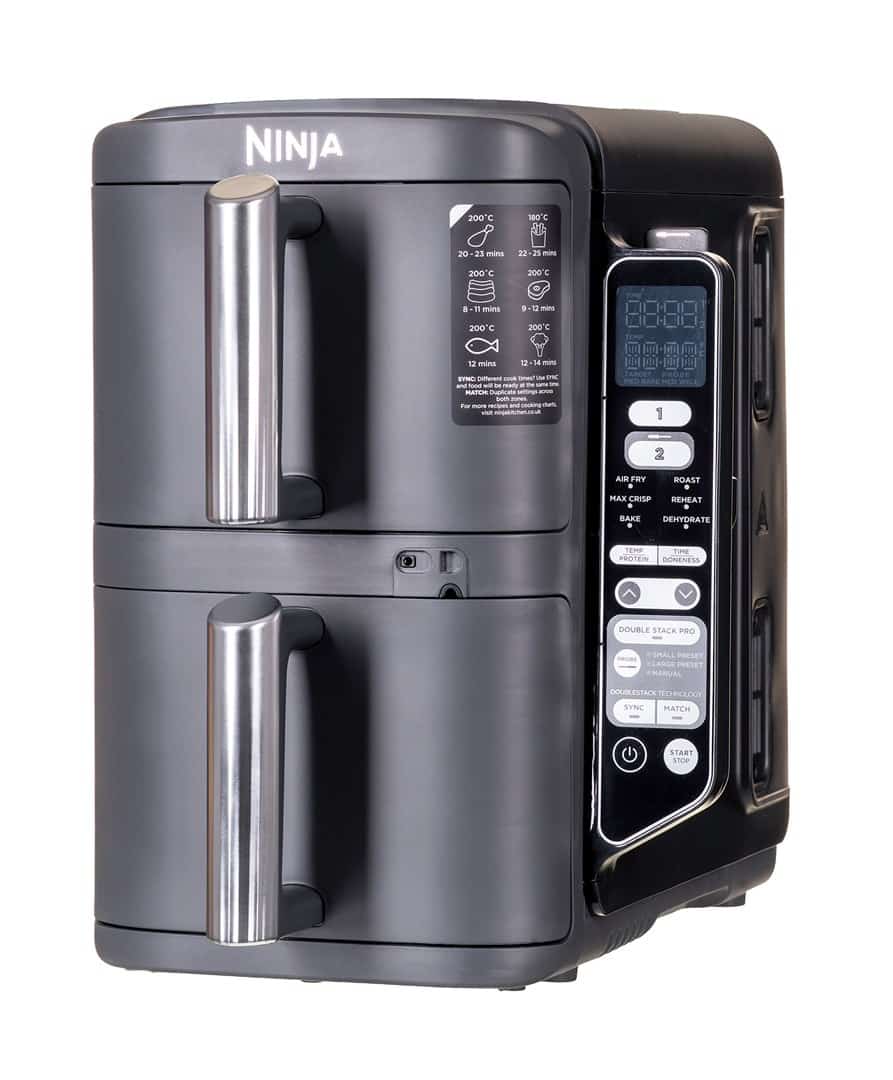 Frytkownica beztłuszczowa Ninja DoubleStack SL451EU - 9,5 l, 6 programów