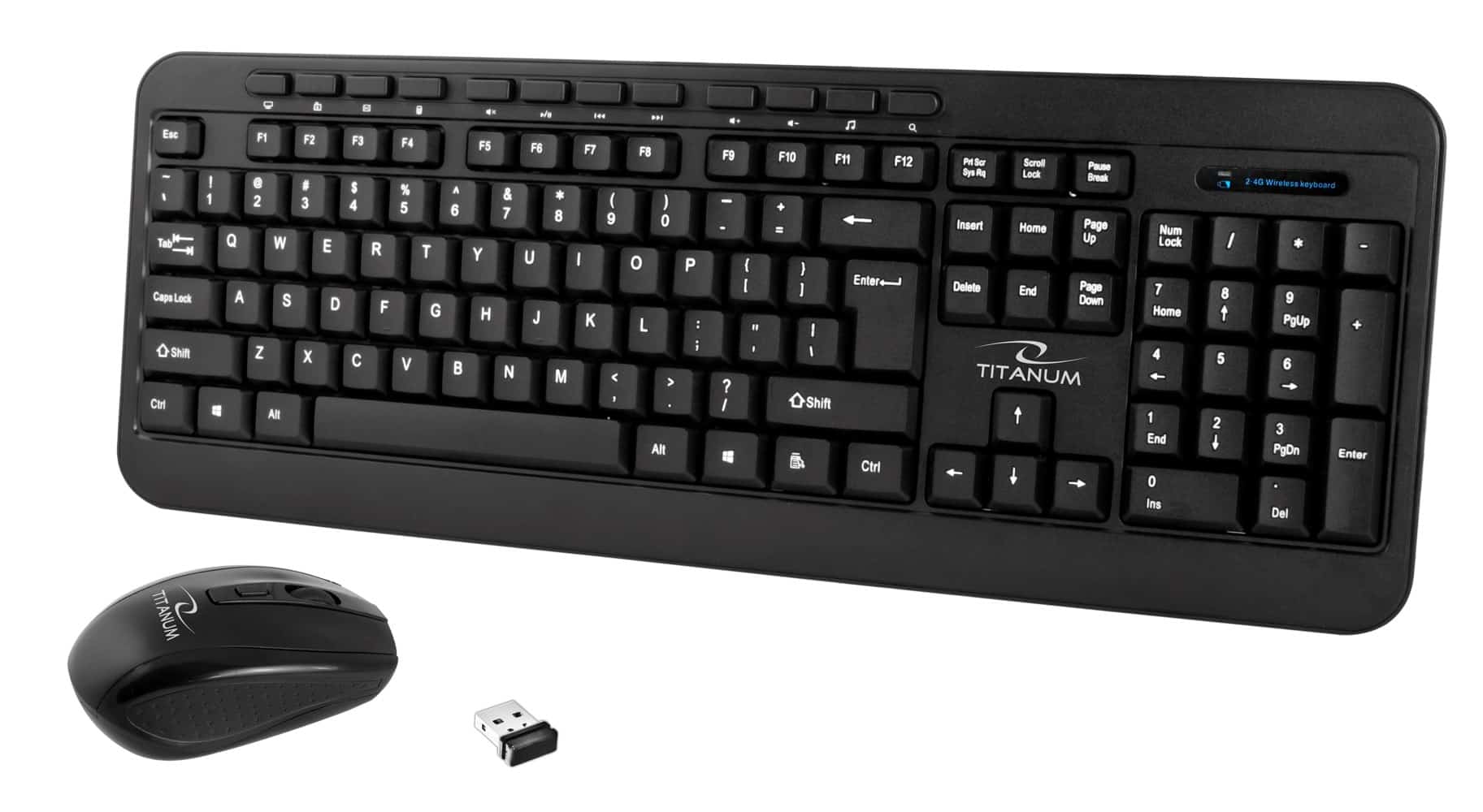 Zestaw klawiatura + mysz TITANUM MEMPHIS TK108 USB