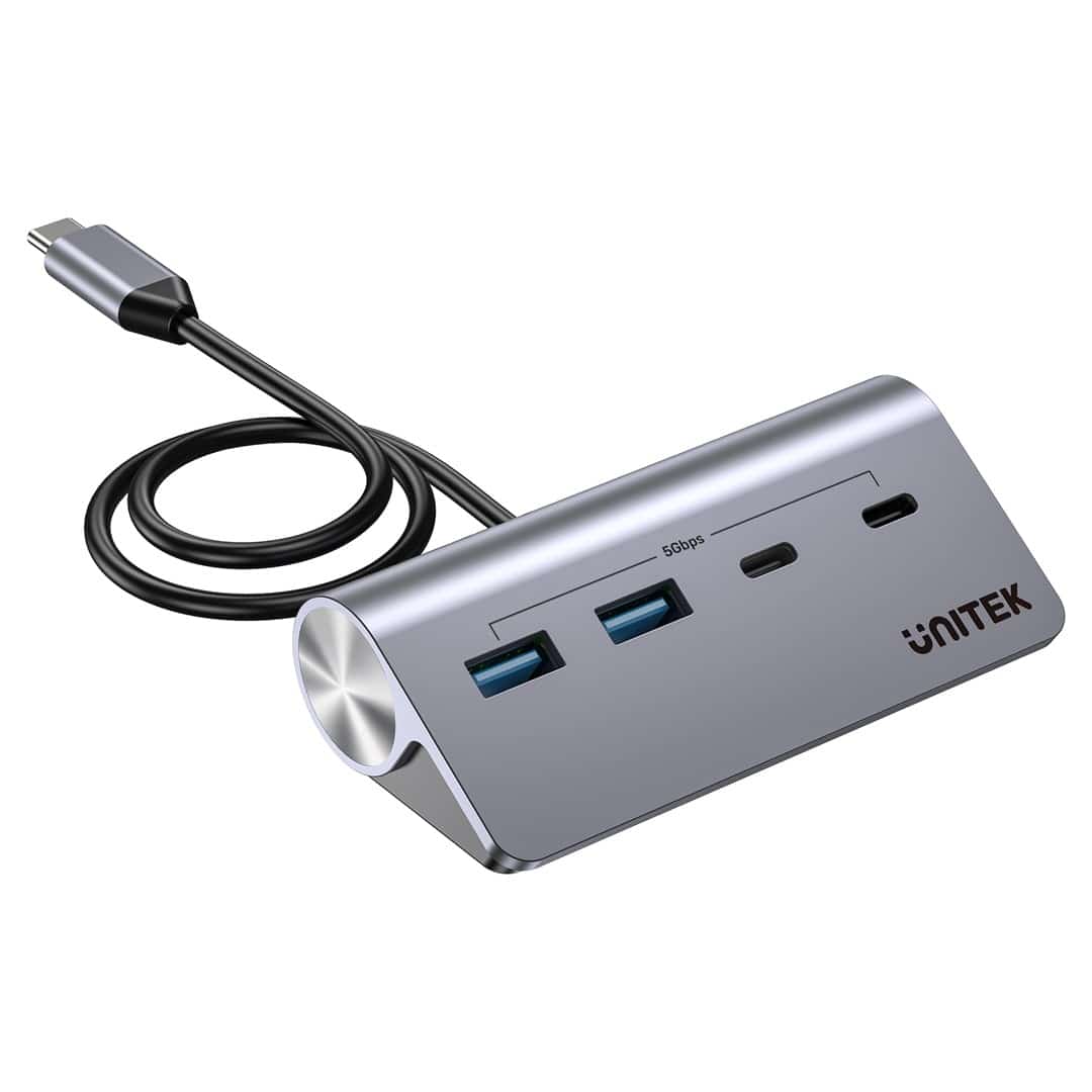 UNITEK HUB ALUMINIOWY USB-A/C 2X USBA 2X USBC