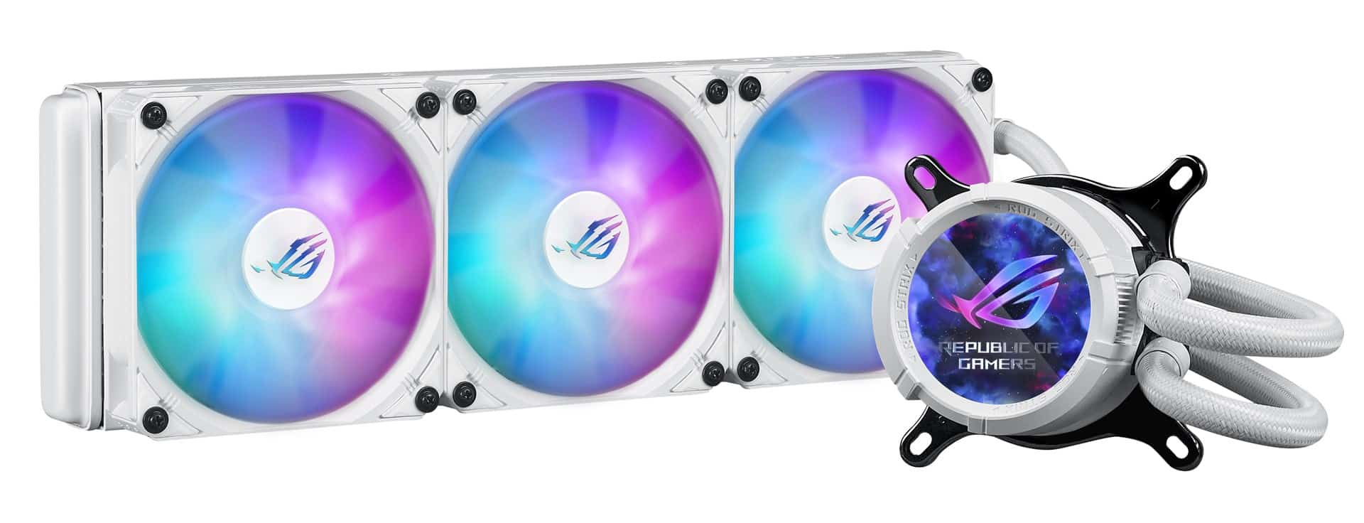 Chłodzenie ASUS ROG STRIX LC III 360 ARGB LCD WHT