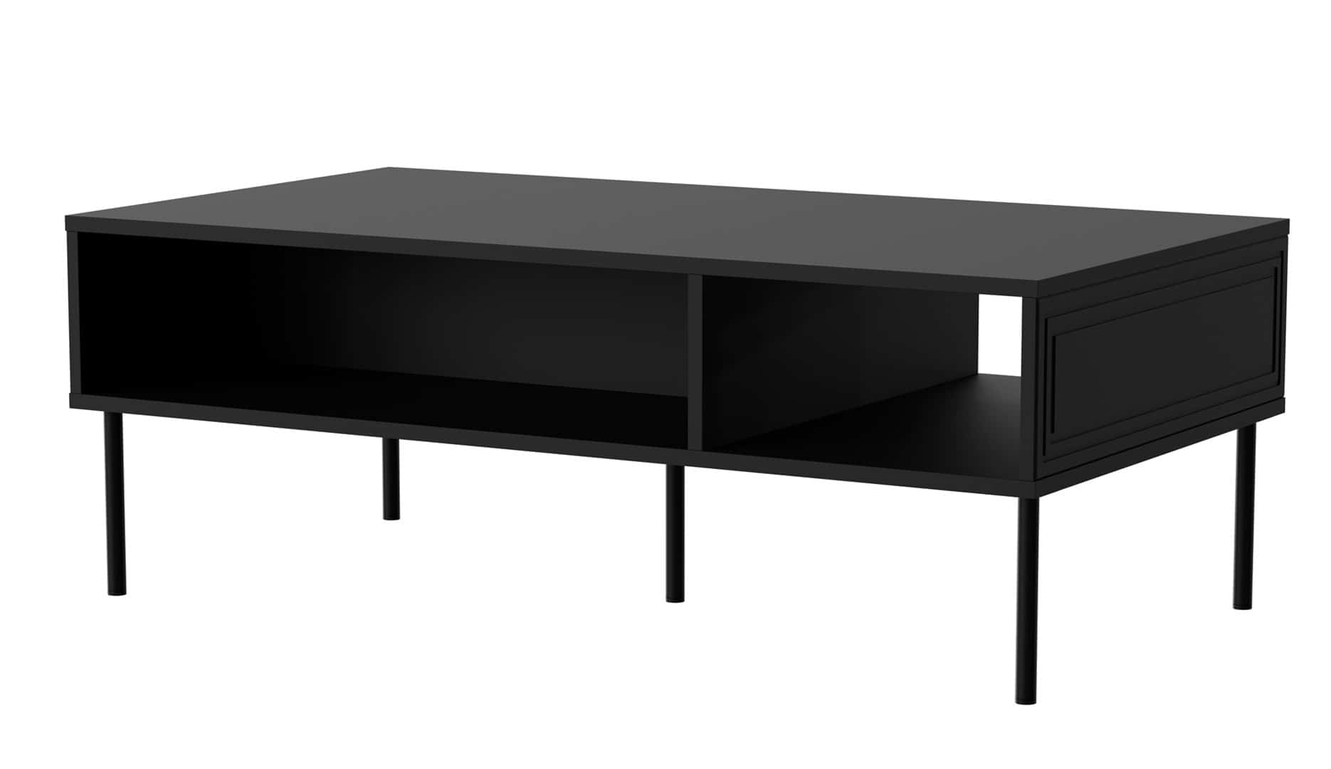 Stolik/ława PALAZZO BIS 110x60x40 czarny mat