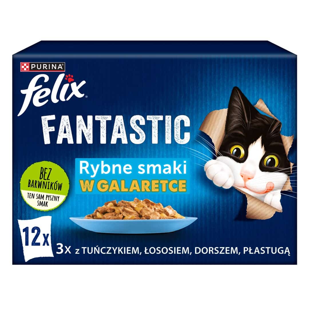 FELIX Fantastic Ryba - 12x85g Mokra Karma