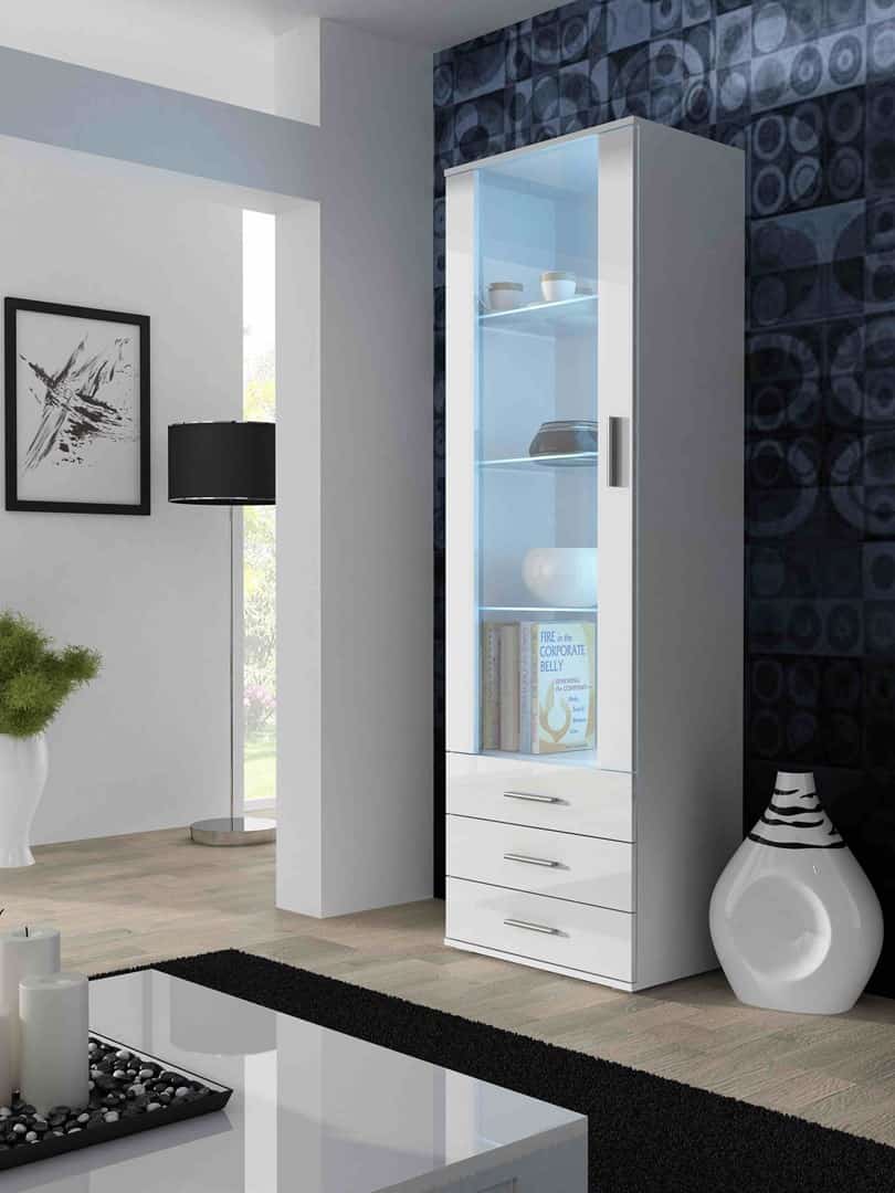 Witryna SOHO S1 biały/biały połysk