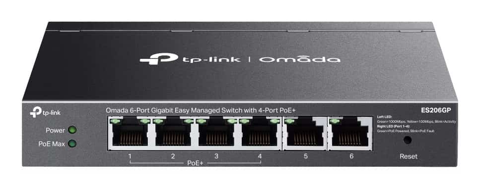 Switch TP-LINK ES206GP czarny