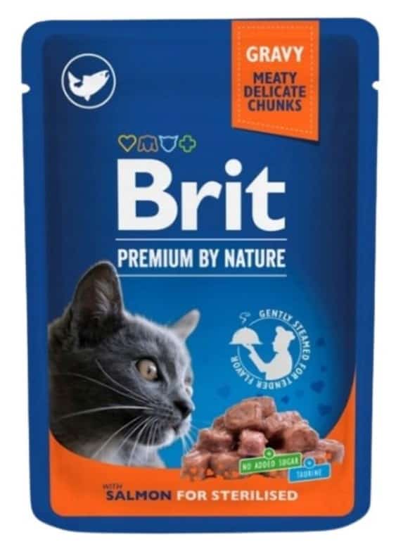 BRIT Premium Cat Salmon Sterilised - 100 g