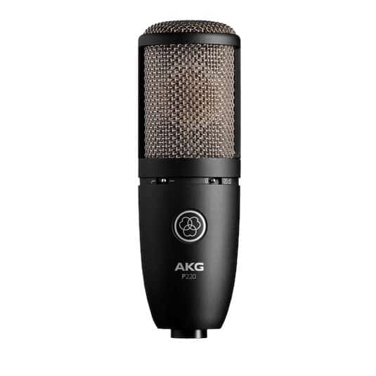Mikrofon pojemnościowy AKG P220 - wielkomembranowy