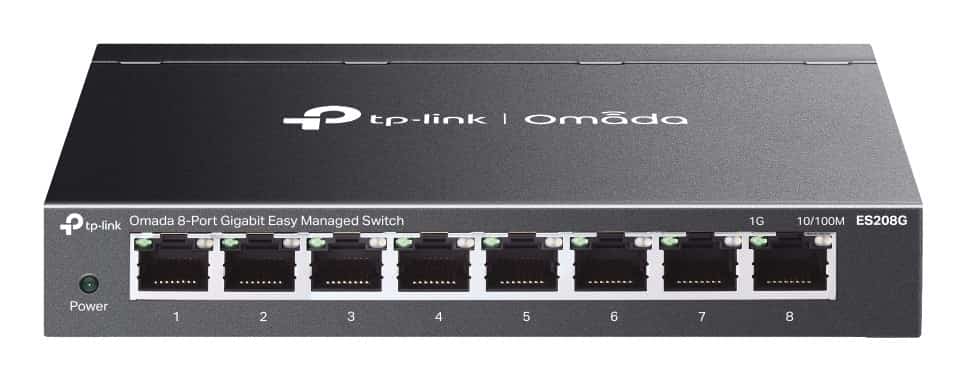 Switch TP-LINK ES208G - Czarny, LED
