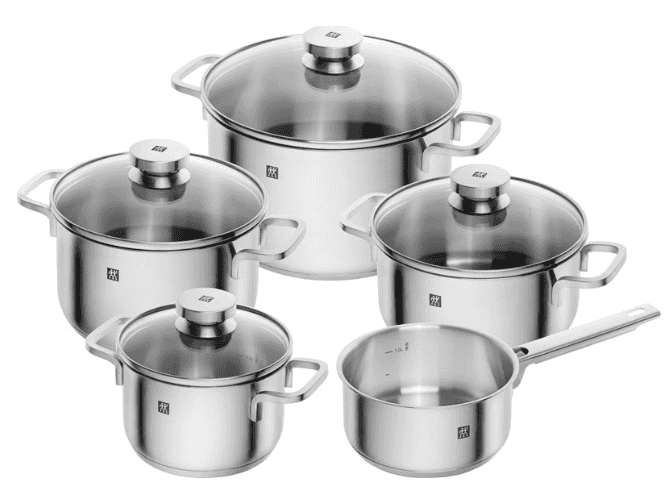 Zestaw 5 garnków ZWILLING Focus 66670-000-0 z pokrywką
