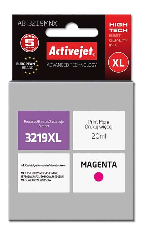 Tusz Activejet AB-3219MNX (Magenta) Zamiennik Brother