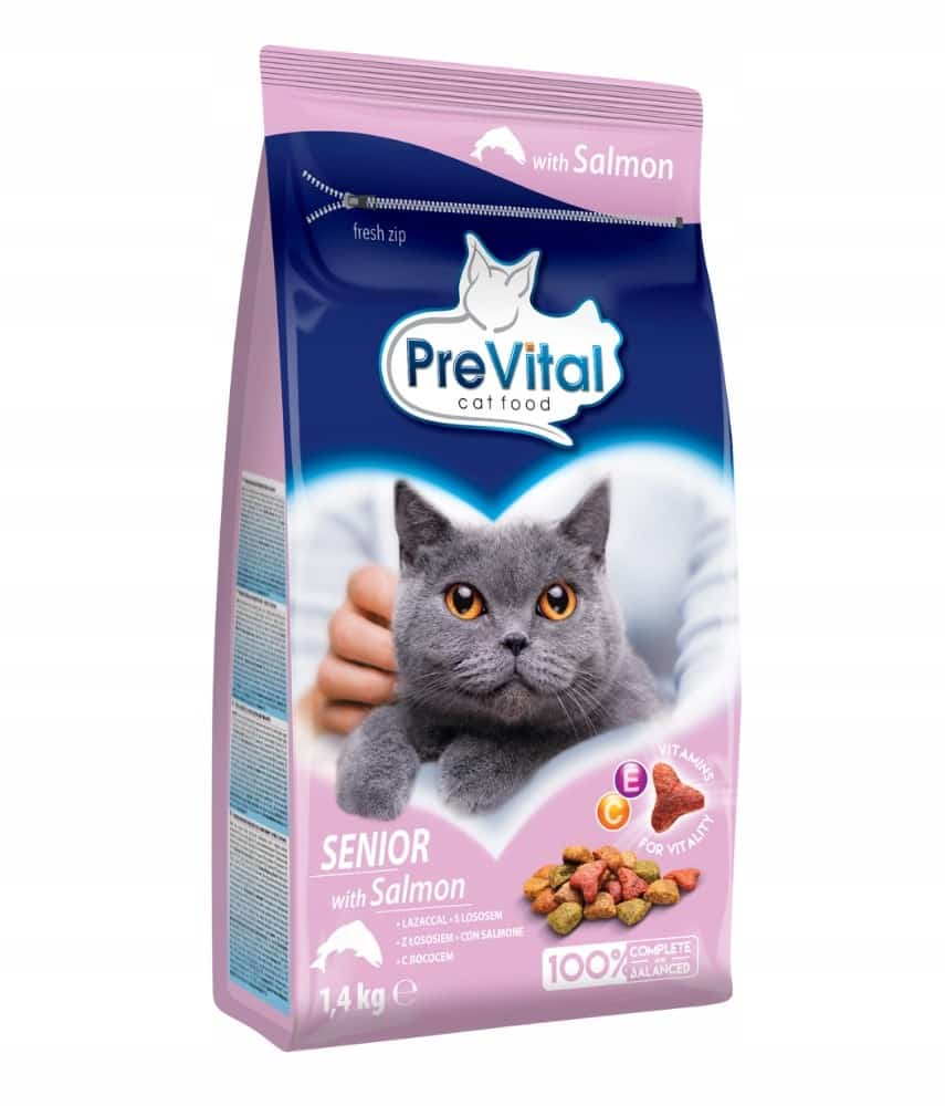 PREVITAL łosoś senior 1,4kg - karma sucha