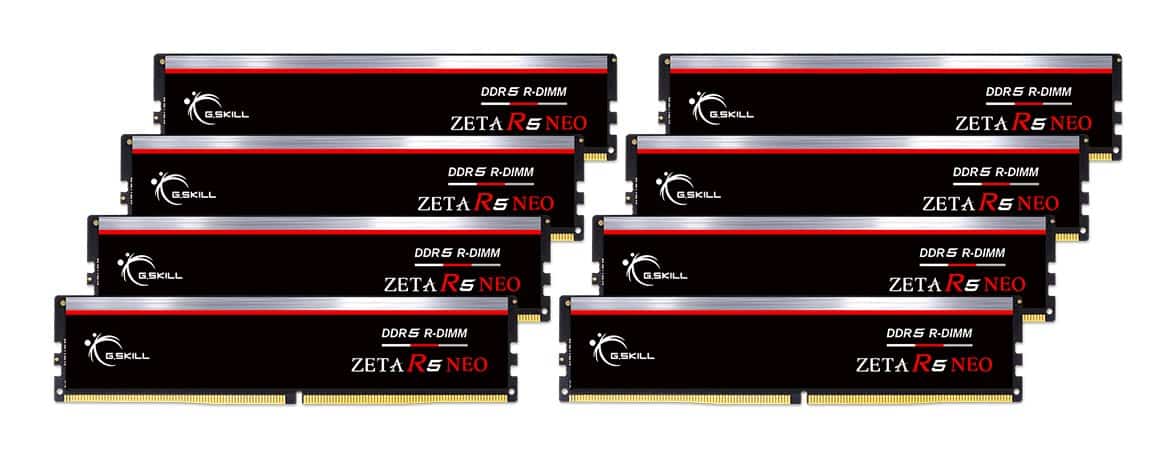 G.SKILL ZETA R5 NEO 8x32GB DDR5 6000MHz
