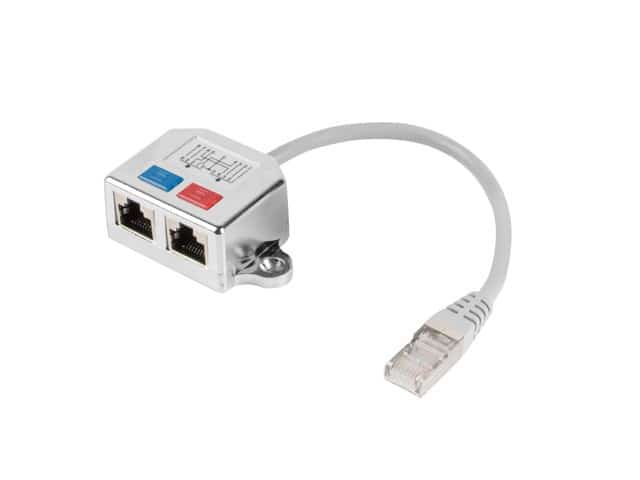 Adapter Lanberg AD-0026-S, kolor srebrny