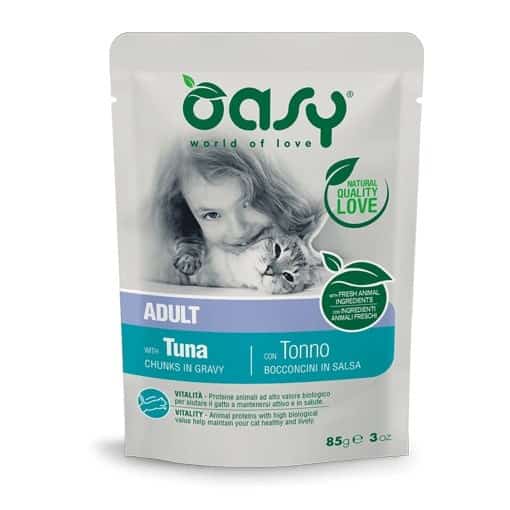 Oasy Chunks in gravy Adult TUNA 85gr