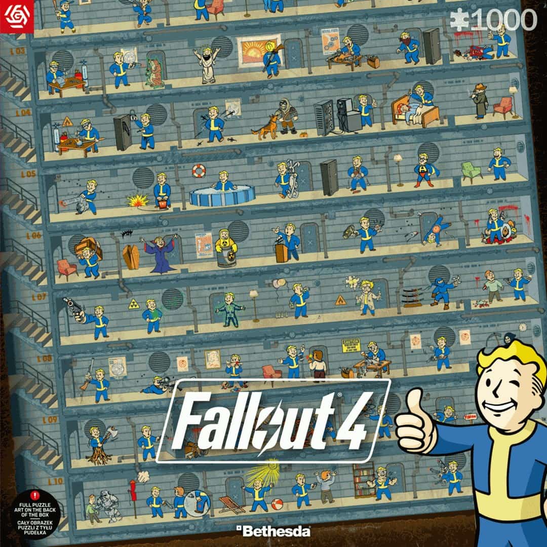 Puzzle Good Loot: Fallout 4 Perk Poster 1000 elementów