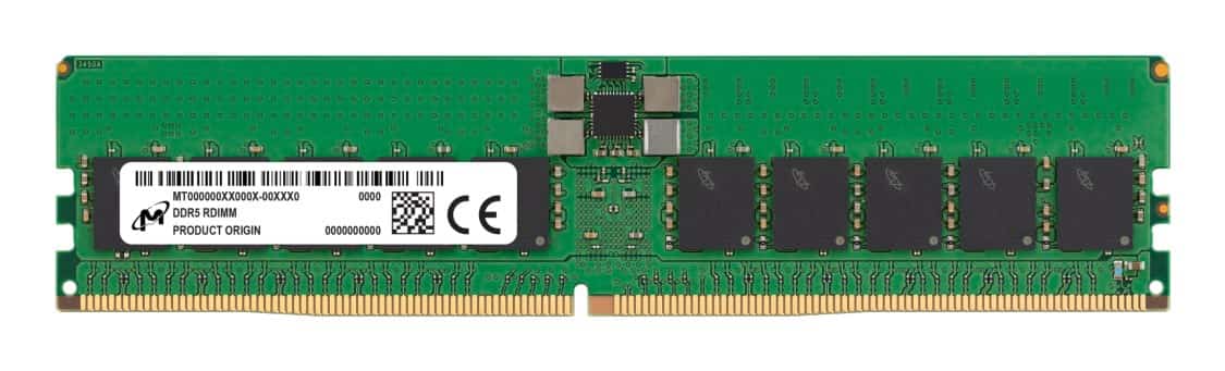 Pamięć serwerowa Micron RDIMM DDR5 5600MHz ECC 5600 CL46