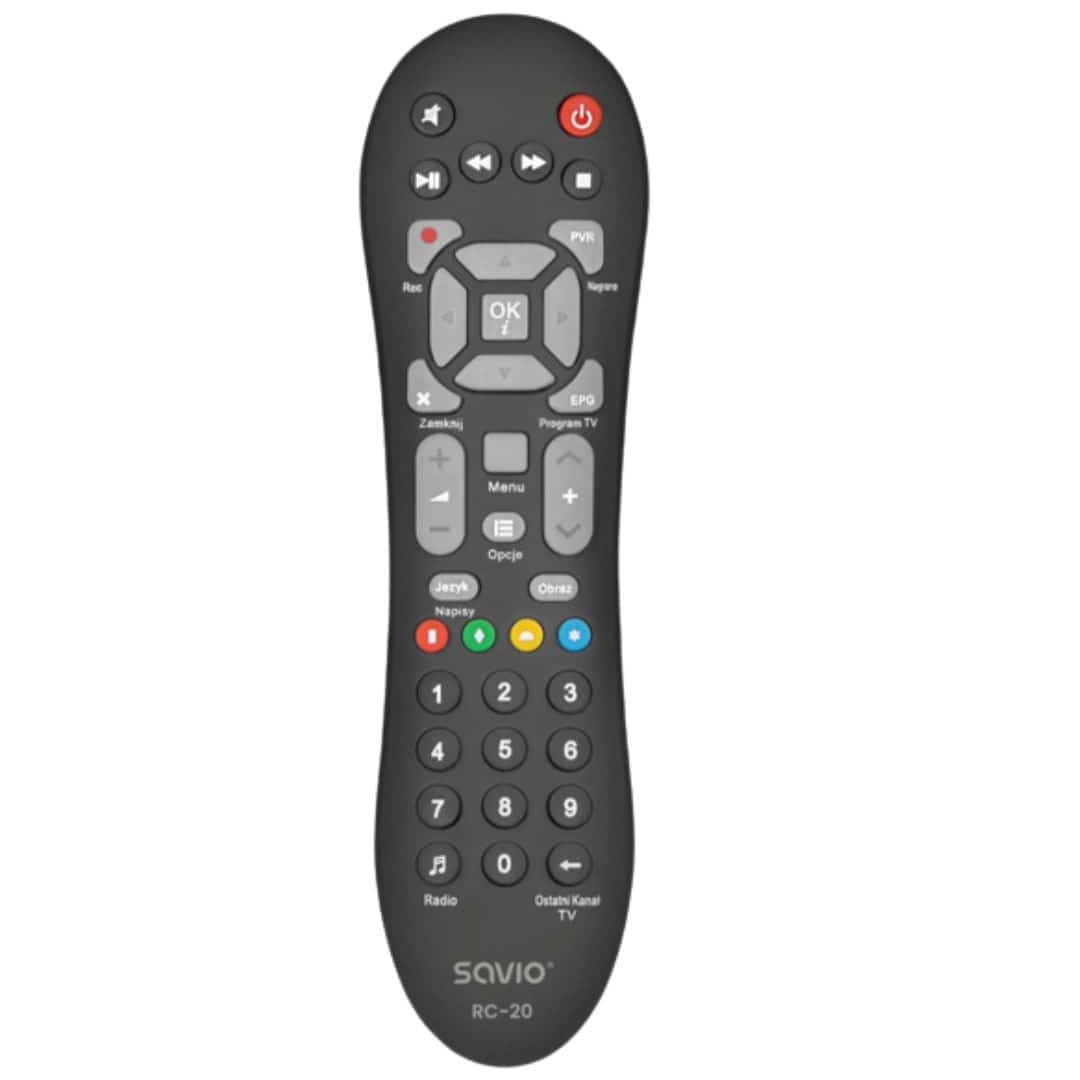 SAVIO PILOT UNIWERSALNY ZAMIENNIK DO CYFROWY POLSAT RC-20